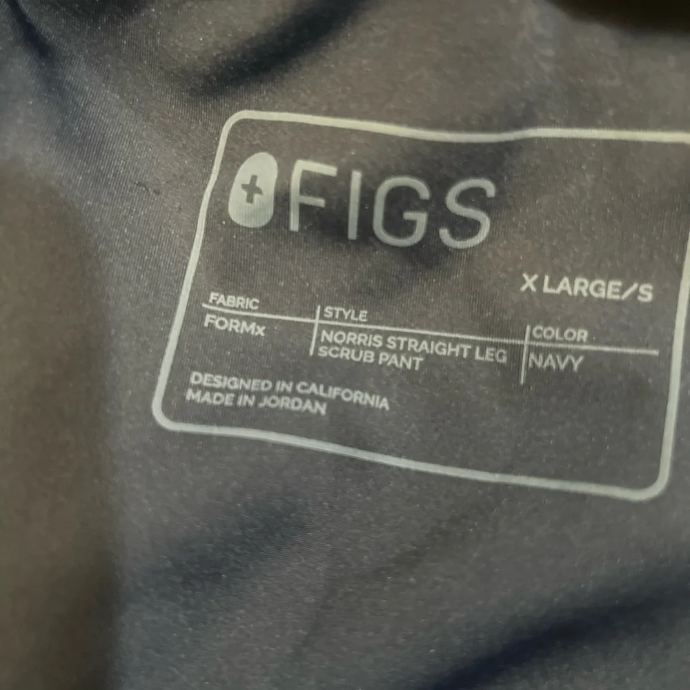 FIGS Technical Collection Men’s Sz XL Norris Straight Leg Navy Blue Scrub Pants